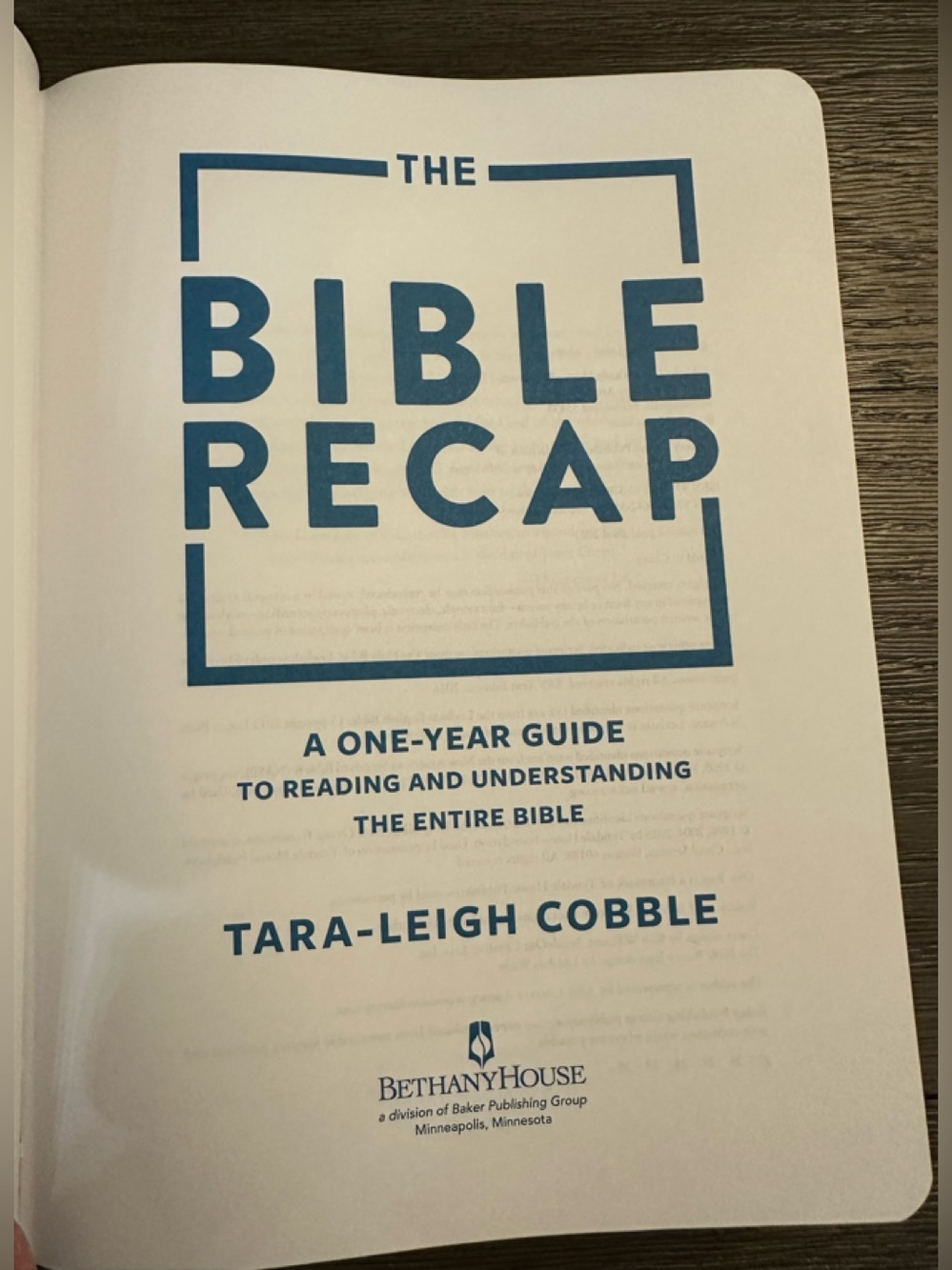 The Bible Recap One-Year Guide by Tara-Leigh Cobble - Picture 6 of 16